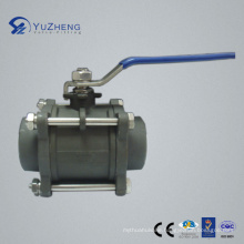 3PC Carbon Steel Wcb Ball Valve with Bw Connection